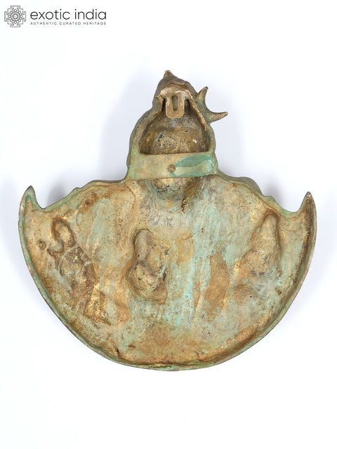 15" Lord Shiva Family Wall Hanging | Brass Statue