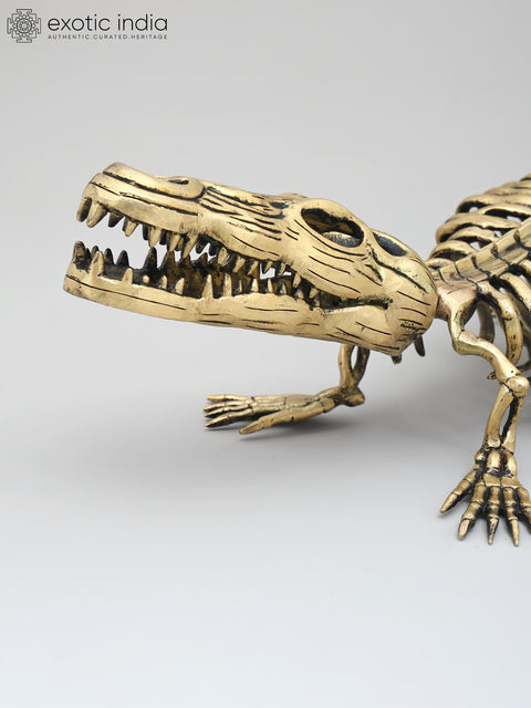 23" Dinosaur Skeleton Decorative Showpiece | Collectible Item