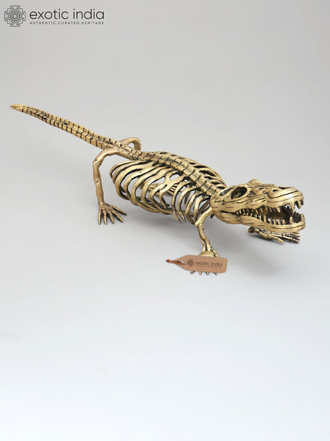 23" Dinosaur Skeleton Decorative Showpiece | Collectible Item