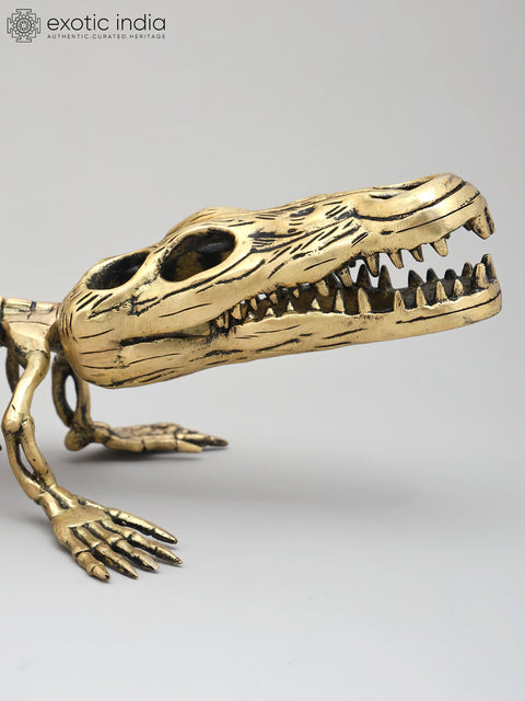 23" Dinosaur Skeleton Decorative Showpiece | Collectible Item