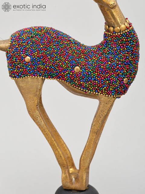 11" Brass Pair of Reindeer | Home Decor