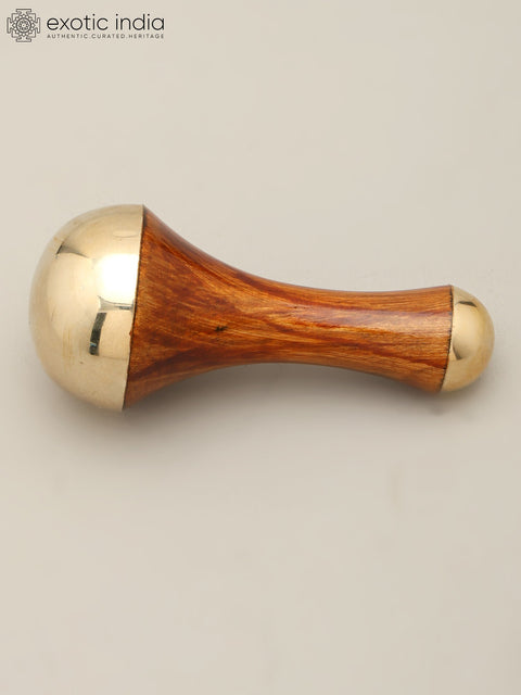 4" Kansa Wand Face Massager - Detoxification & Deep Relaxation Massage Tool