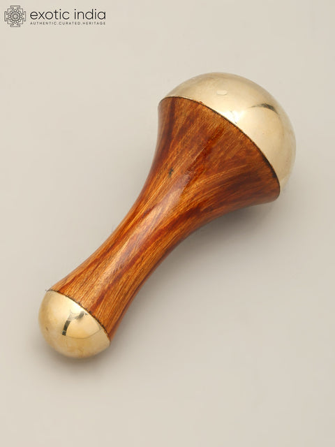 4" Kansa Wand Face Massager - Detoxification & Deep Relaxation Massage Tool