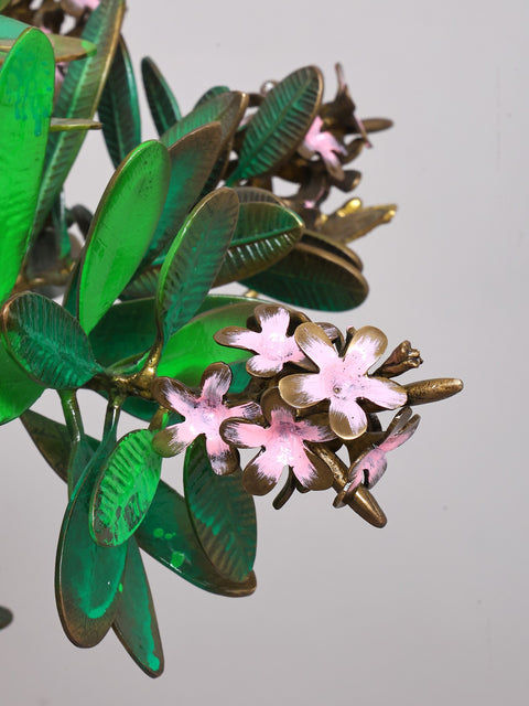 32" Brass Guava Tree with Flowers | Decorative Showpiece