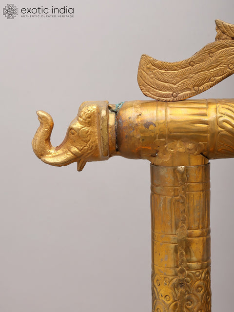 20" Brass Swing/Jhula for Laddu Gopal (Lord Krishna)