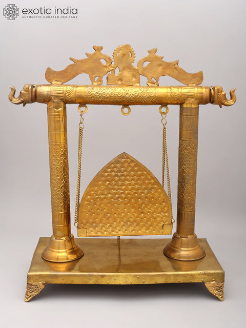 20" Brass Swing/Jhula for Laddu Gopal (Lord Krishna)