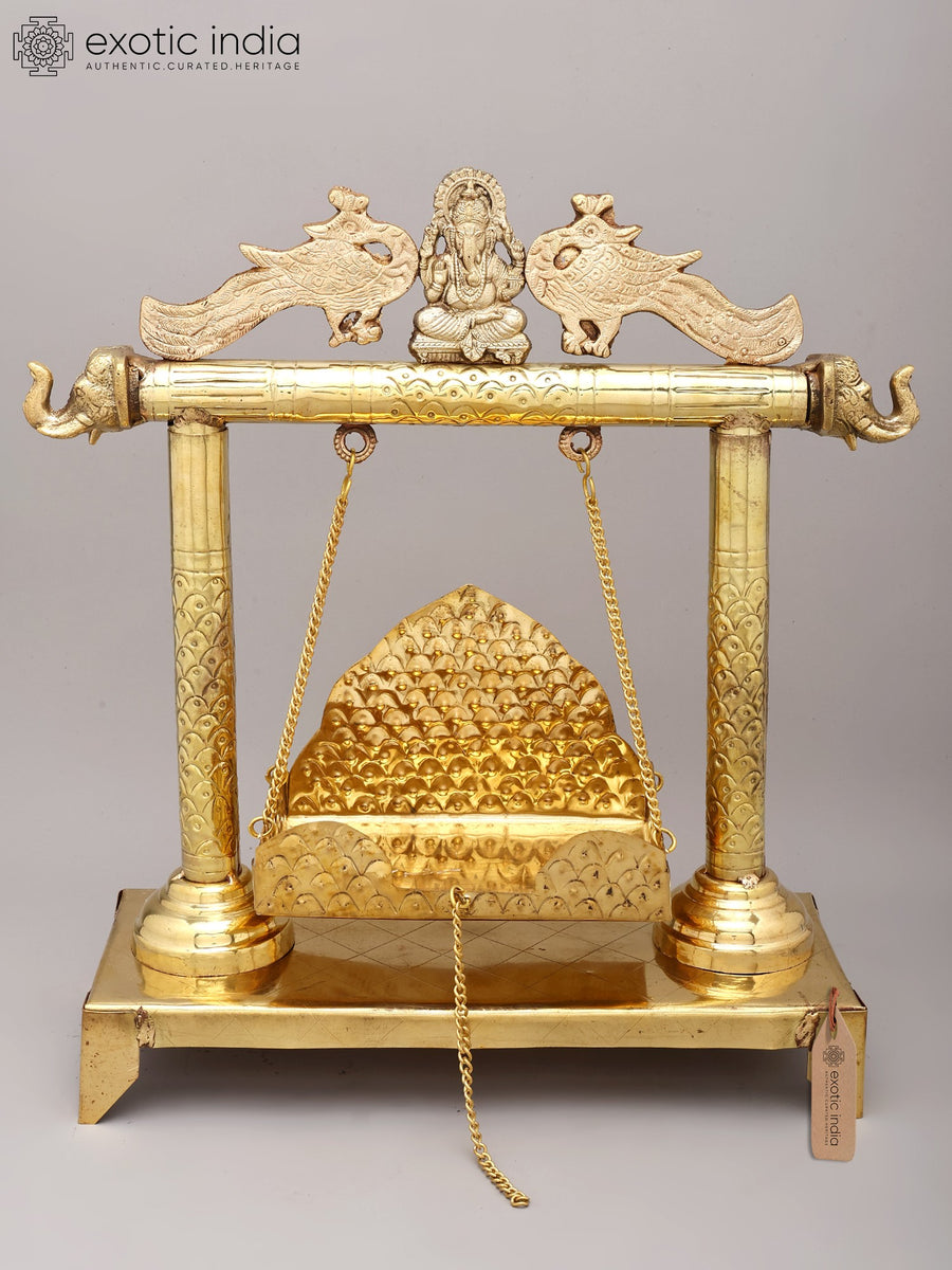 18" Brass Designer Swing for God and Goddess Statue