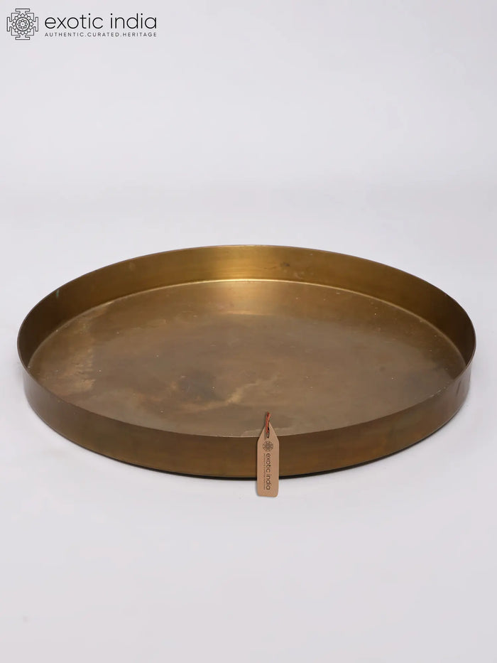 12" Ritual Thali in Brass