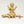 7" The River Goddess Ganga Seated on Crocodile | Brass Statue