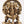 3" Small Ashtabhuja Lord Ganesha with Five Heads Seated on Kirtimukha Throne | Copper Statue | Made in India