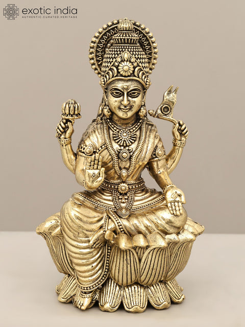 6" Small Superfine Ashtalakshmi Set in Brass