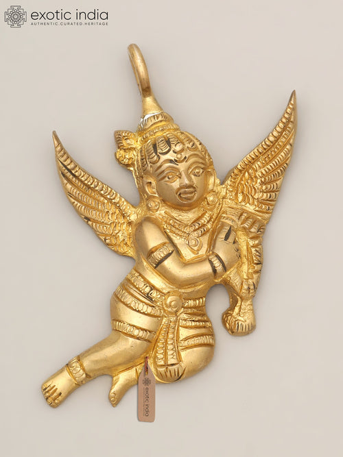 3" Small Brass Gandharva Idol with Hanging Loop