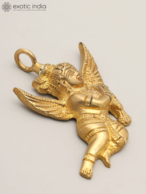 3" Small Brass Gandharva Idol with Hanging Element
