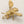 3" Small Brass Bee with Hanging Decor Element