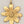 2" Small Brass Sunflower with Connector