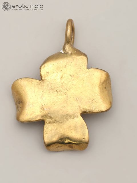 Little Brass Flower with Decorative Hanging Accent