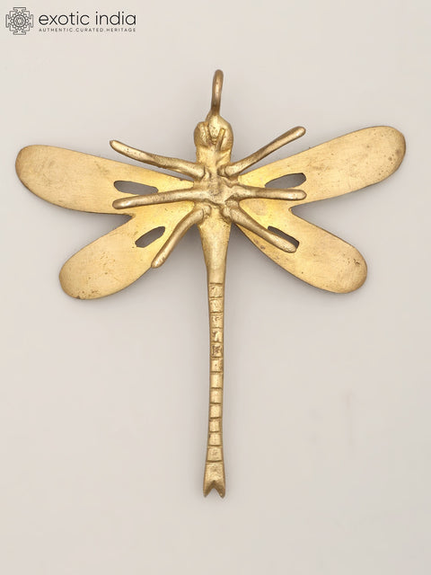 4" Small Brass Dragonfly with Connector