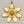 2" Small Brass Flower with Decor Attachment