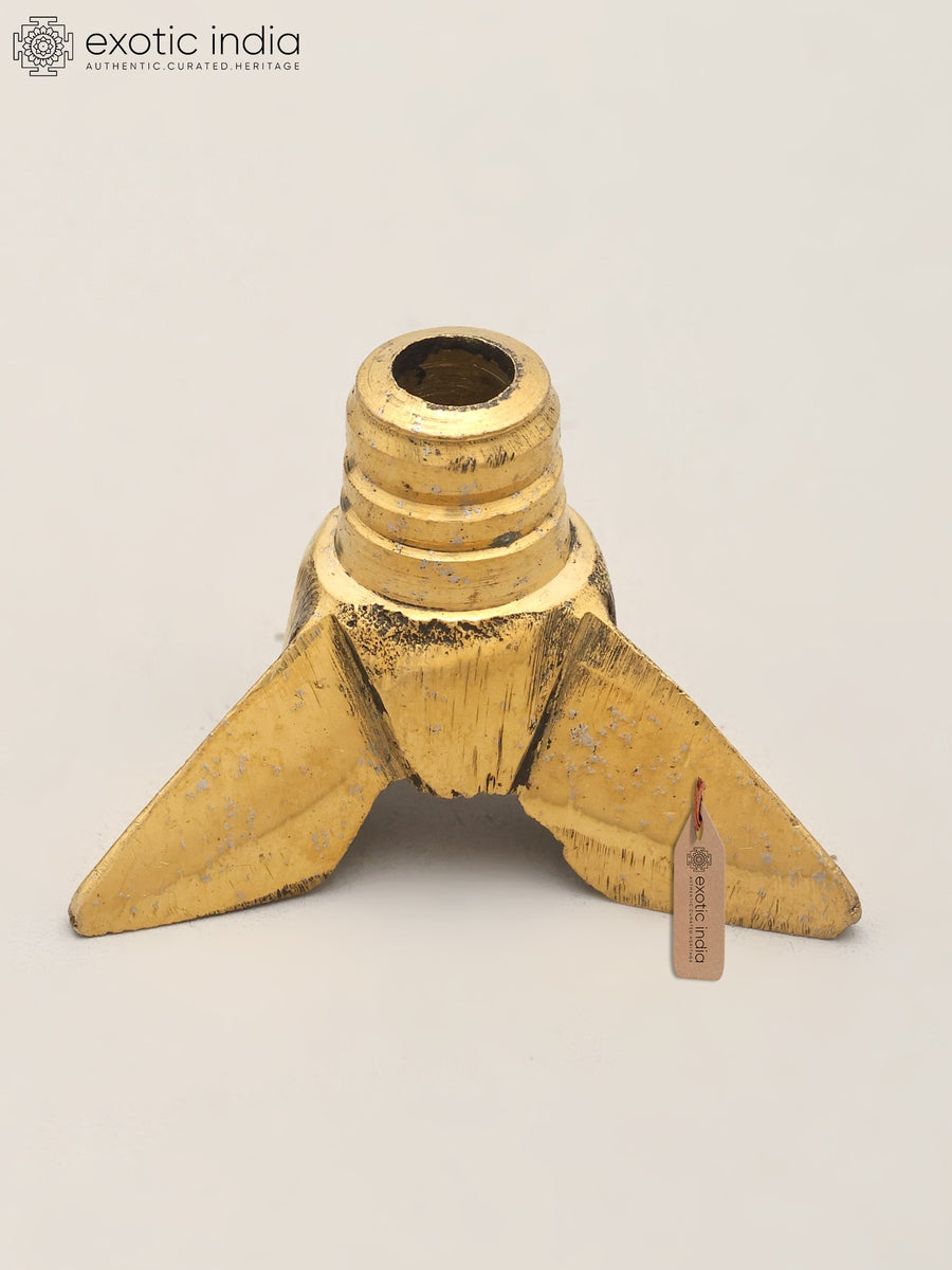 Small Brass Wick Holder for Pooja Diya Lamp