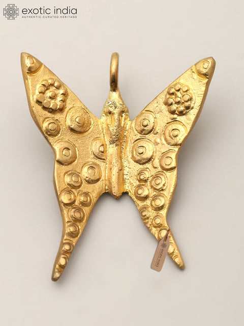2" Small Brass Butterfly with Decor Attachment