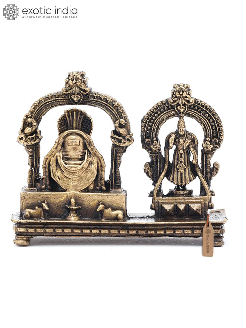 Annamalaiyar and Unnamalai Amman Copper Statue Set