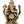 3" Small Four Armed Lord Ganesha Idol for Prosperity and Auspicious Beginnings | Copper Statue | Made in India