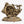 Small Divine Lord Krishna Playing Flute Inside Conch (Shankh) | Copper Statue | Made in India