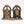2" Small Lord Tirupati Balaji (Venkateshwara) and Goddess Padmavati | Handmade | Copper Statue