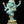 15" Blue Color Dancing Lord Ganesha | Brass Statue