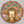 9" Gautam Buddha Face Wall Hanging | Wood Framed Brass Sculpture