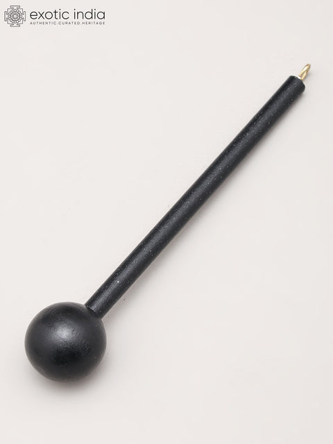 8" Decorative Brass Desktop Gong with a Wooden Stand and Mallet