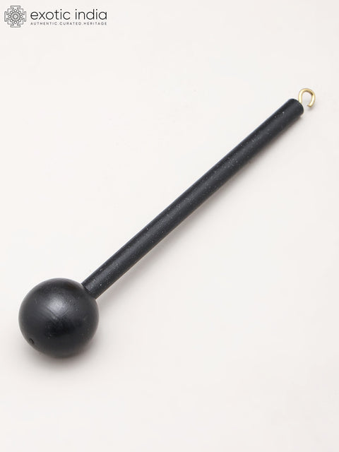 8" Brass Gong with Wooden Stand and Mallet