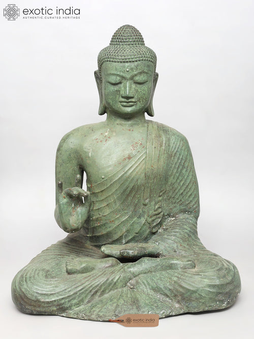 29" Lord Buddha Teaching Mudra Brass Statue Handmade