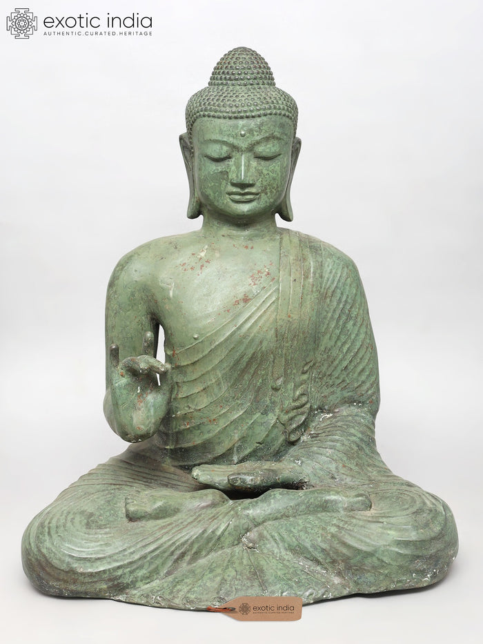 29" Lord Buddha Teaching Mudra Brass Statue Handmade