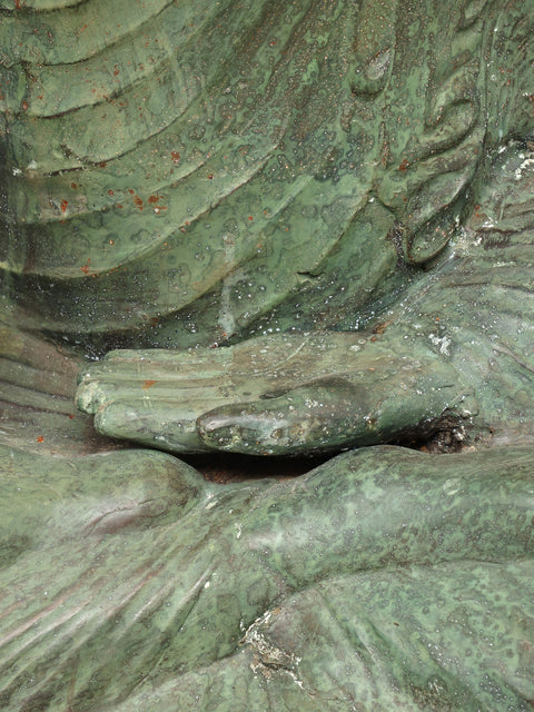 29" Lord Buddha in Teaching Mudra | Brass Statue