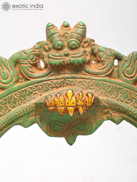 11" Brass Kirtimukha Prabhavali for Deity