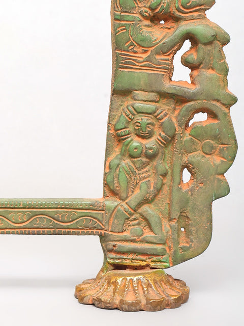 11" Brass Kirtimukha Prabhavali for Deity