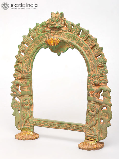 11" Brass Kirtimukha Prabhavali for Deity