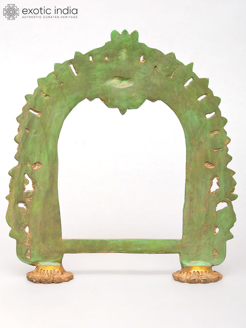 11" Brass Kirtimukha Prabhavali for Deity