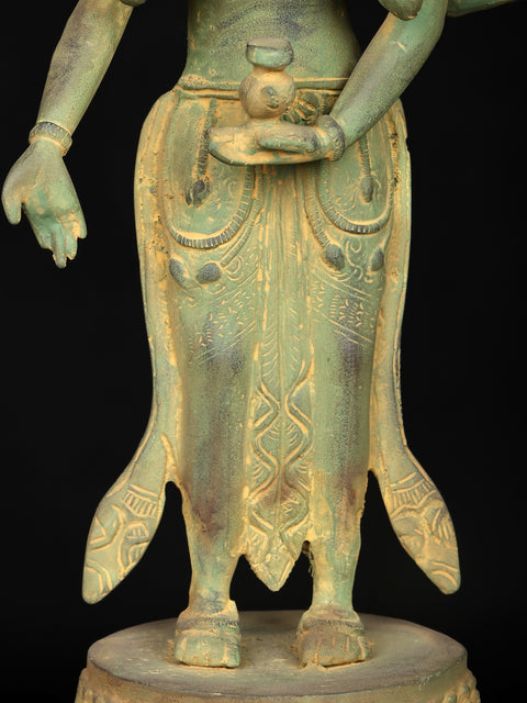 24" Eleven Headed Avalokiteshvara | Brass Statue