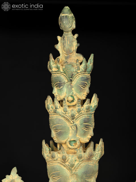 24" Eleven Headed Avalokiteshvara | Brass Statue