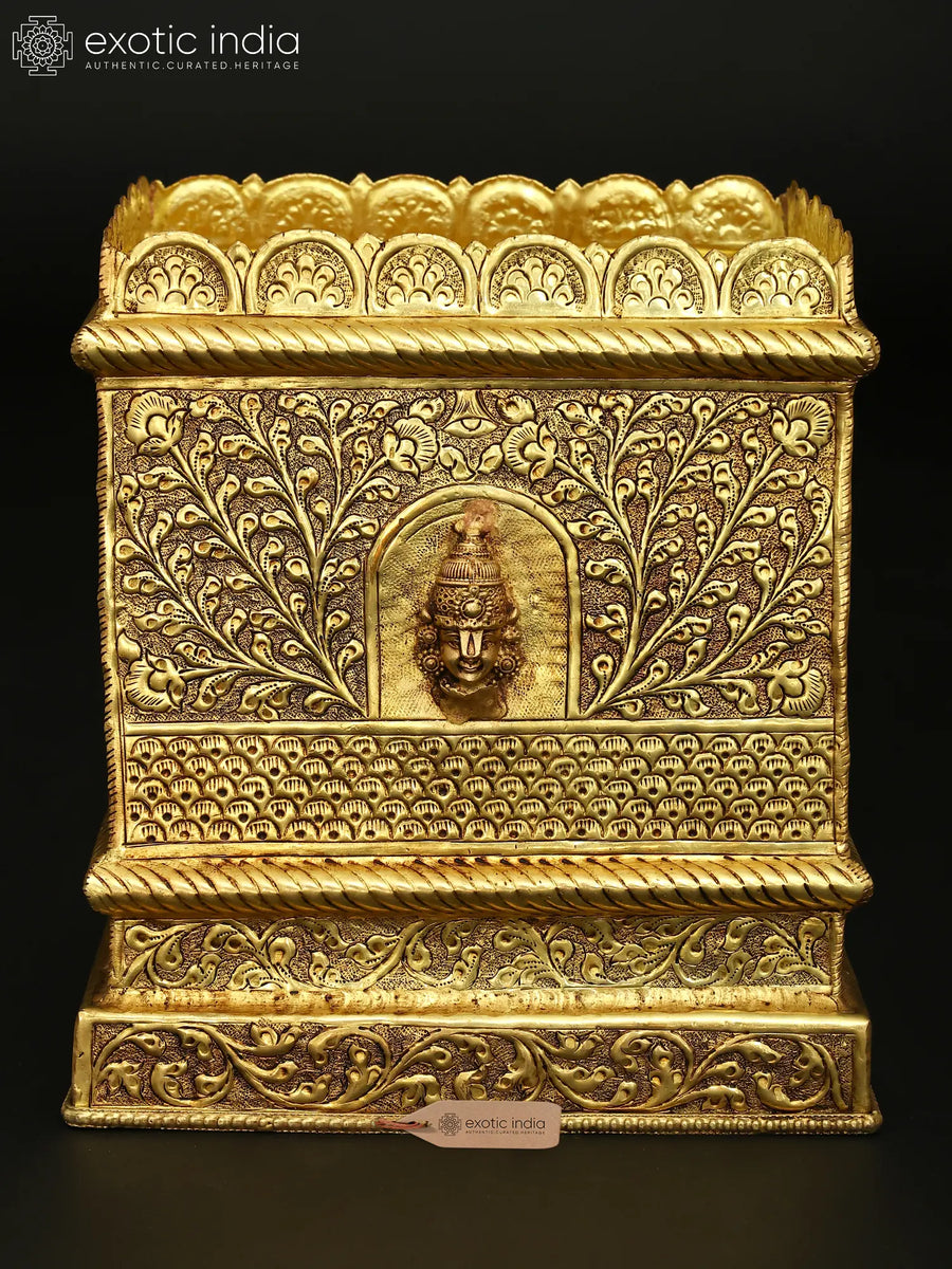 Brass Lakshmi Balaji Planter - Traditional Home Decor