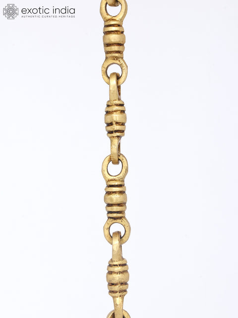7" Brass Ashtalakshmi Hanging Bell