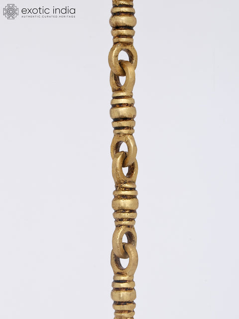 7" Brass Dashavatara Temple Hanging Bell