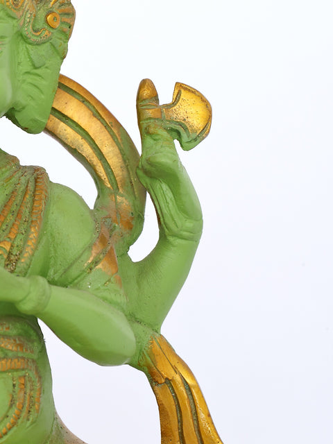 8" Nepali Ganesha | Brass Statue