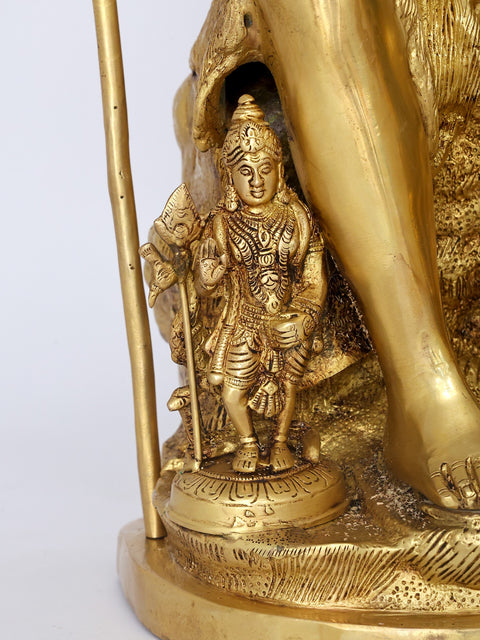 24" Lord Shiva Family | Brass Statue