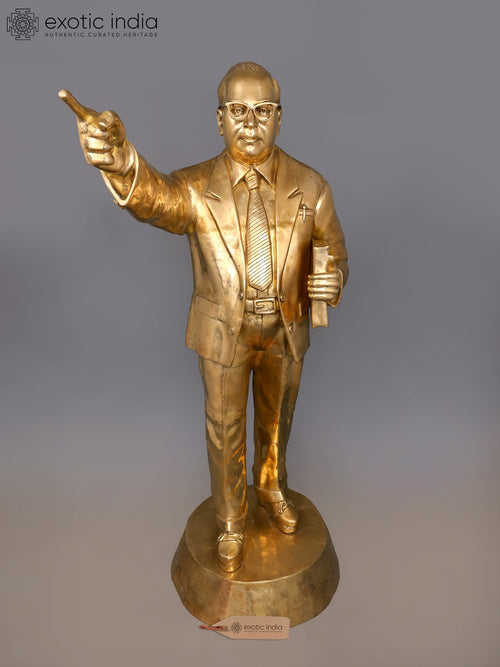 78" Brass Statue of Dr. Bhimrao Ambedkar Handmade Idol