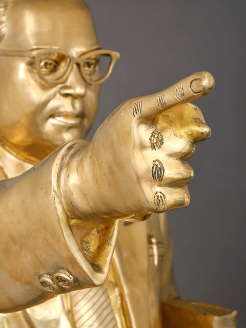 78" Huge Baba Saheb Dr. Bhimrao Ambedkar - The Father of The Indian Constitution | Brass Statue