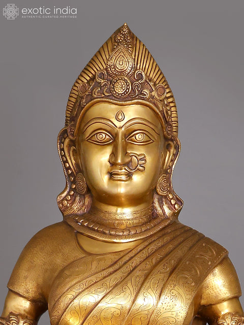 82" Huge Deep Lakshmi | Brass Statue