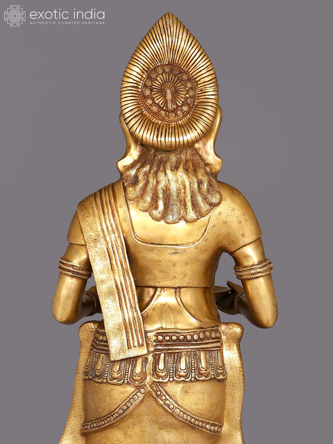 82" Huge Deep Lakshmi | Brass Statue